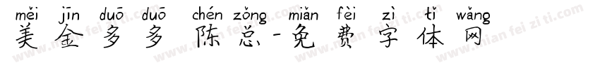 美金多多 陈总字体转换